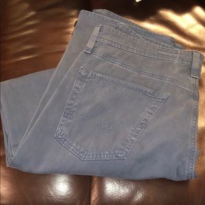 Men AG tailored leg blue pant